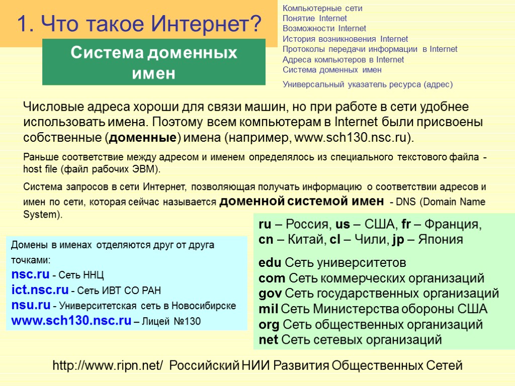 Компьютерные сети Понятие Internet Возможности Internet История возникновения Internet Протоколы передачи информации в Internet Компьютерные сети Понятие Internet Возможности Internet История возникновения Internet Протоколы передачи информации в Internet